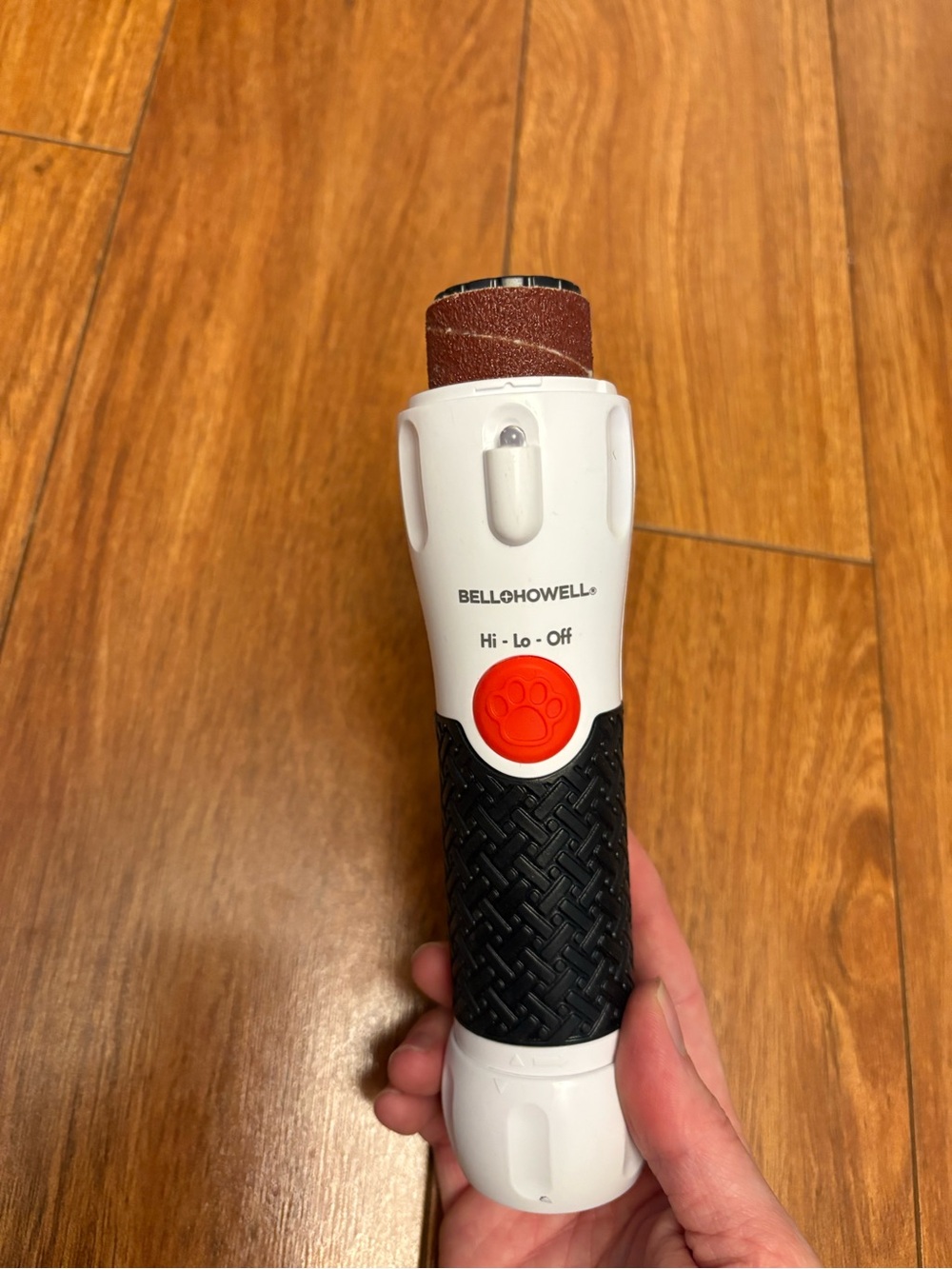 Bell+Howell Pet Nail Grinder - White & Black